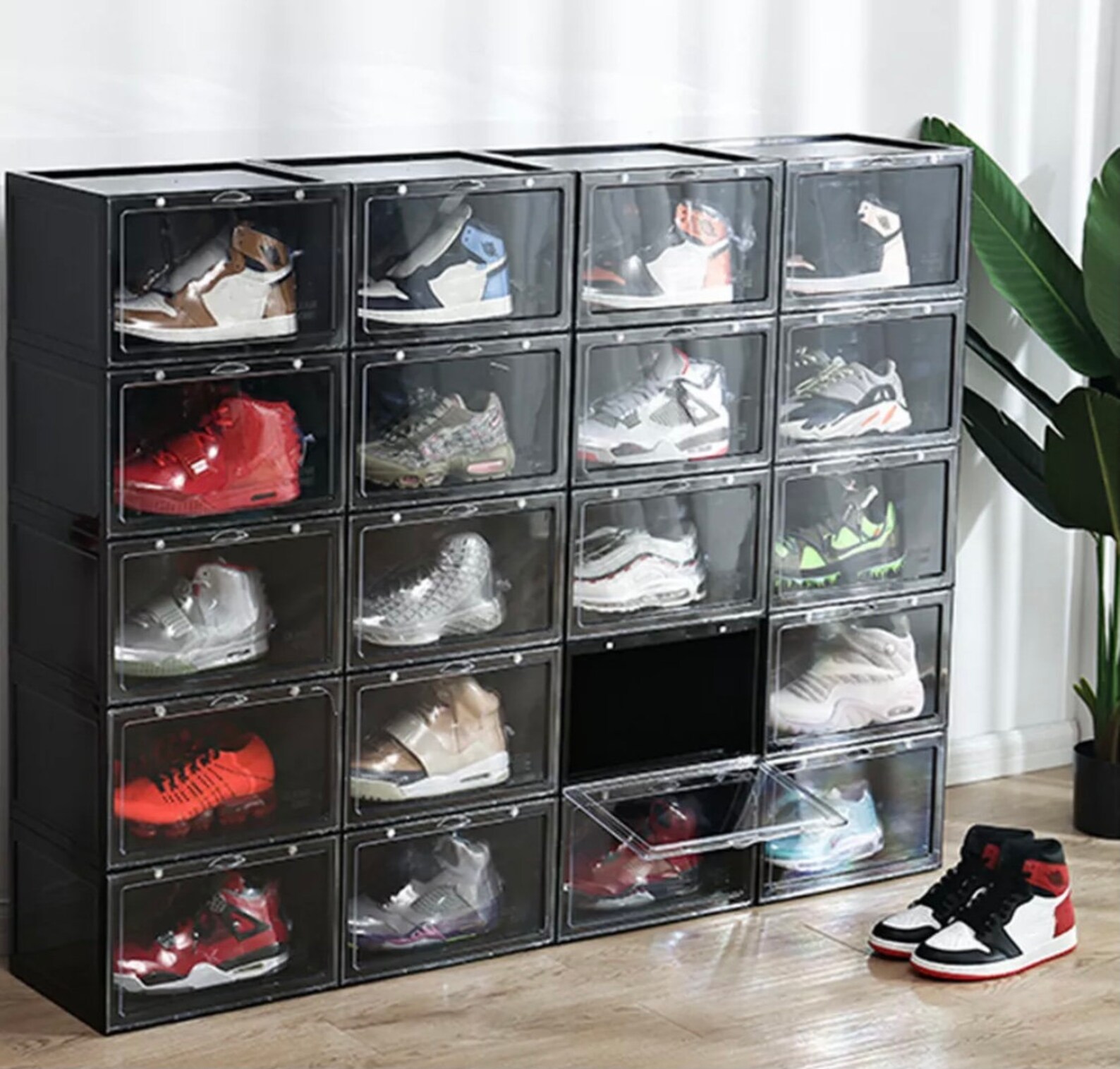 12 Pack Shoe Storage Box Drop Side/front Sneaker Etsy