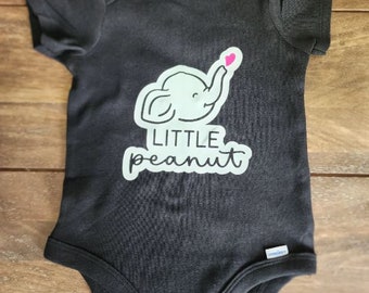 Little Peanut Baby Onesie; Infant Onesie; Funny Onesie