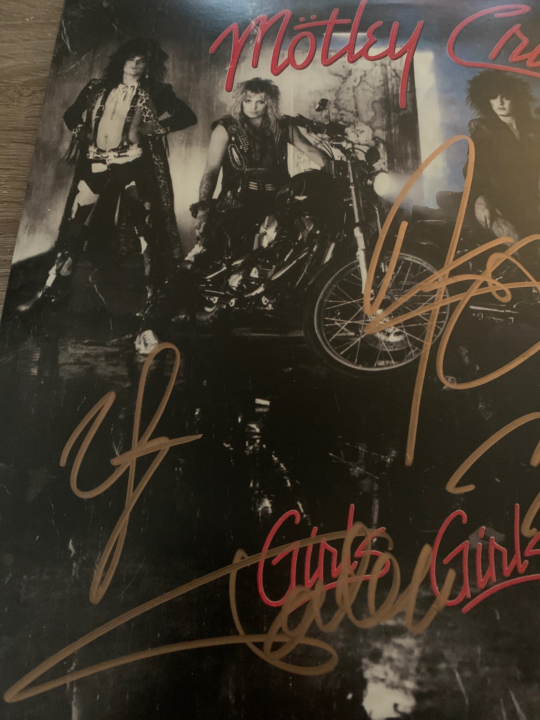 MÖTLEY CRÜE 直筆サイン入りLP MÖTLEY CRÜE 直筆サイン入りLP MÖTLEY CRÜE 直筆サイン入りLP