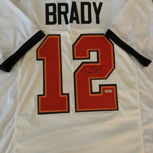 Tom Brady Tampa Bay Buccaneers Signed Autographed  XL Custom Jersey COA