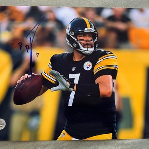 BEN ROETHLISBERGER JEROME BETTIS REPRINT 8X10 AUTOGRAPHED SIGNED PHOTO STEELERS 