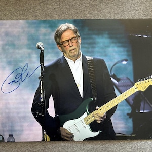 Eric Clapton Signed Autographed 11x17 Photo w/COA