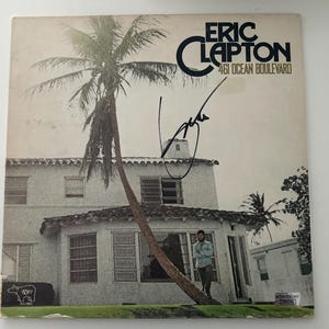 Eric Clapton - 461 Ocean Boulevard 1975 RSO LP Signed Autographed Record Album Vinyl w/COA