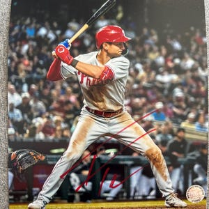 Trea Turner Signed Autographed 8x10 USA Philadelphia Phillies Baseball Photo w/COA