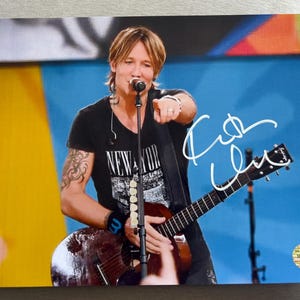 Keith Urban Signed Autographed 8x10 Photo Coa