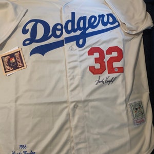 Sandy Koufax Signed Autographed Mitchell Ness 1955 Los Angeles