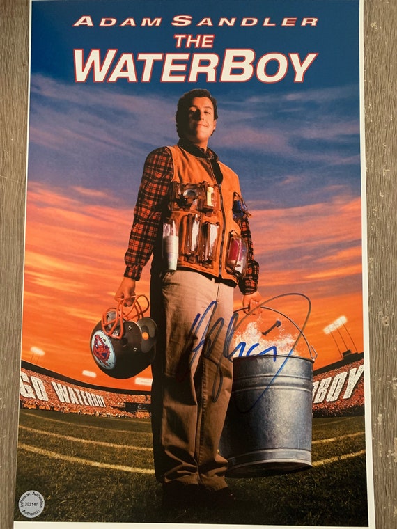 Adam Sandler Signed Autographed 17x11 Happy Gilmore Movie Poster Photo –