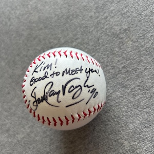 Stevie Ray Vaughan Hand Signed Autographed Baseball w/COA & Inscription