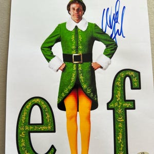 Will Ferrell Signed Autographed Elf 8x10 Photo COA
