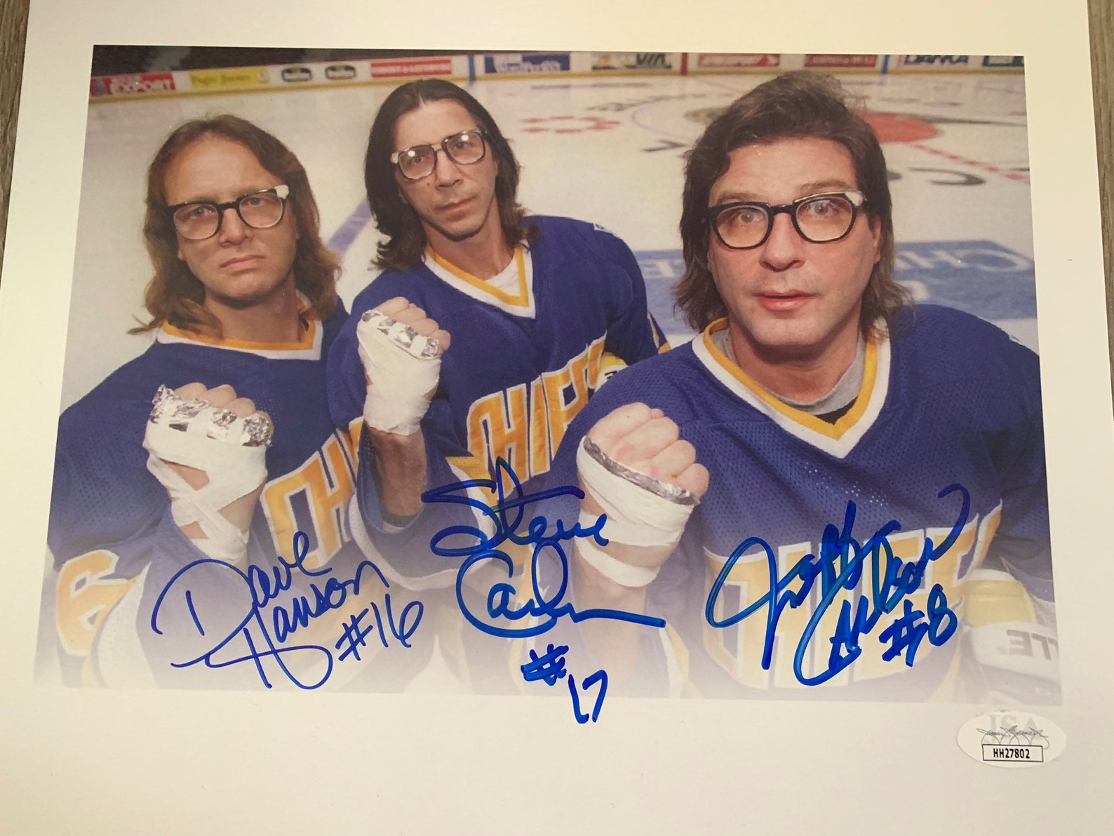 Hanson Brothers Slapshot Movie Signed Autographed 8x10 Photo Etsy