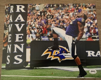 Ray Lewis Autographed Signed Baltimore Ravens 8x10 Photo with COA