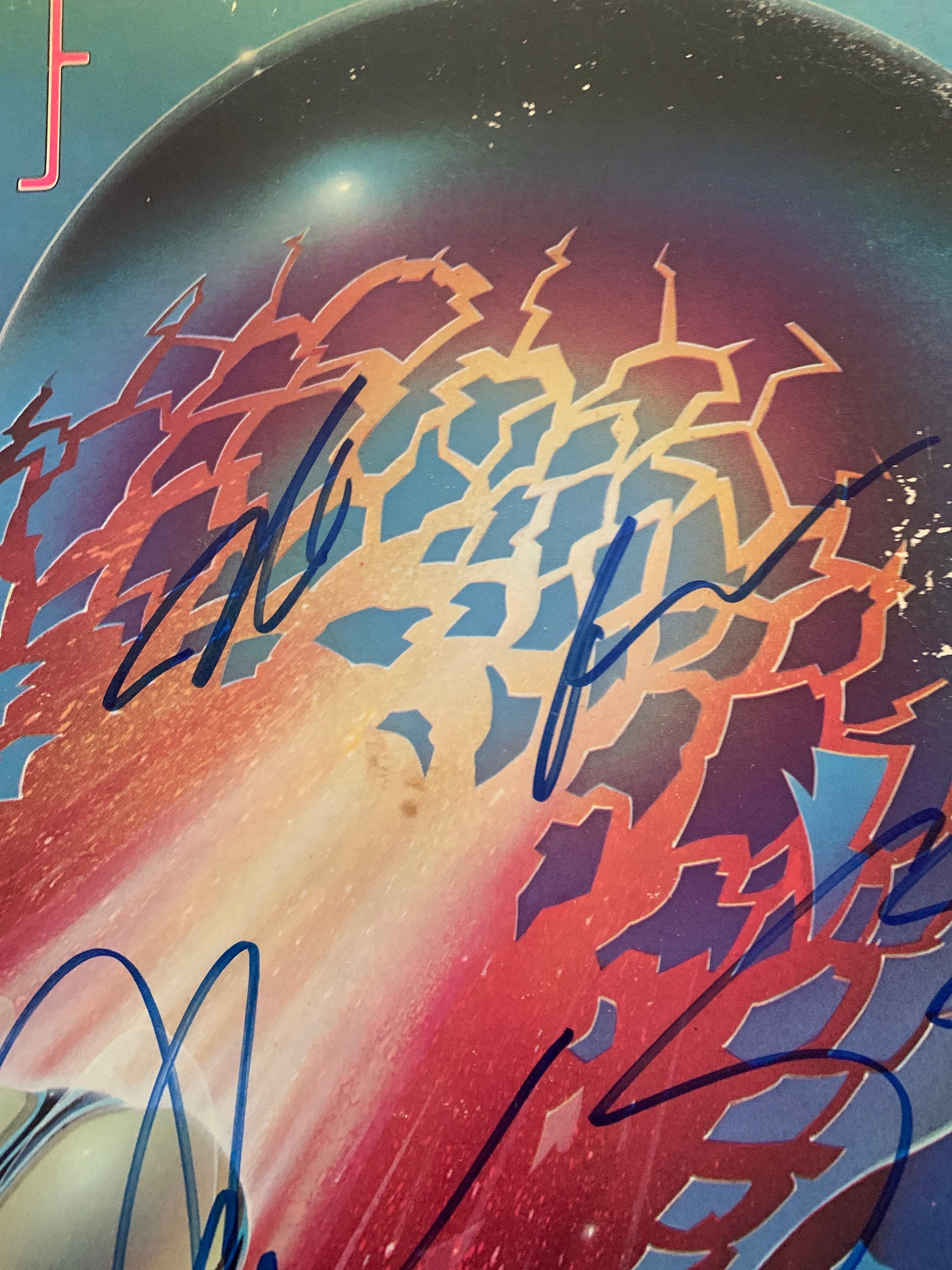 Journey Signed Autographed Escape Vinyl Record Album by All