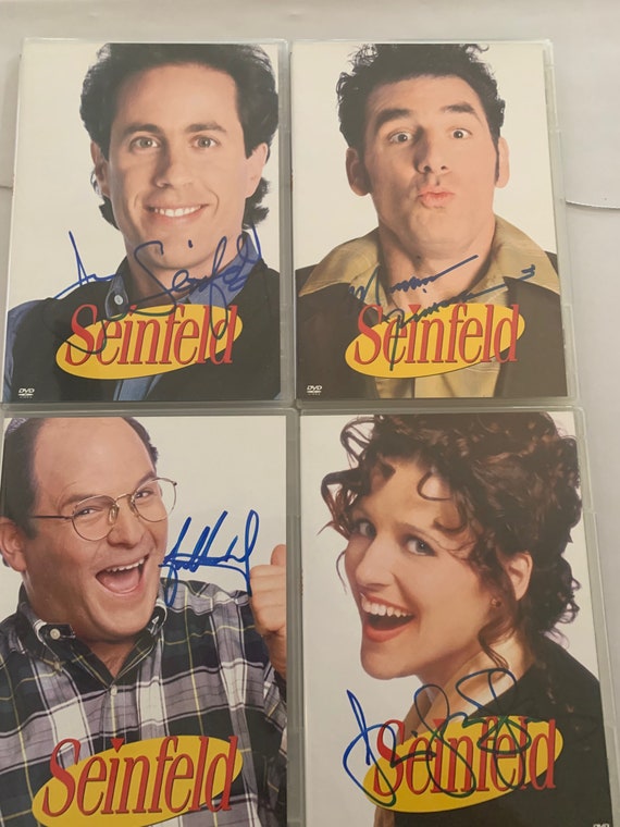 Seinfeld Cast Signed Autographed Season DVD Inserts By Each Person Jerry,  George, Kramer Elaine RA COA