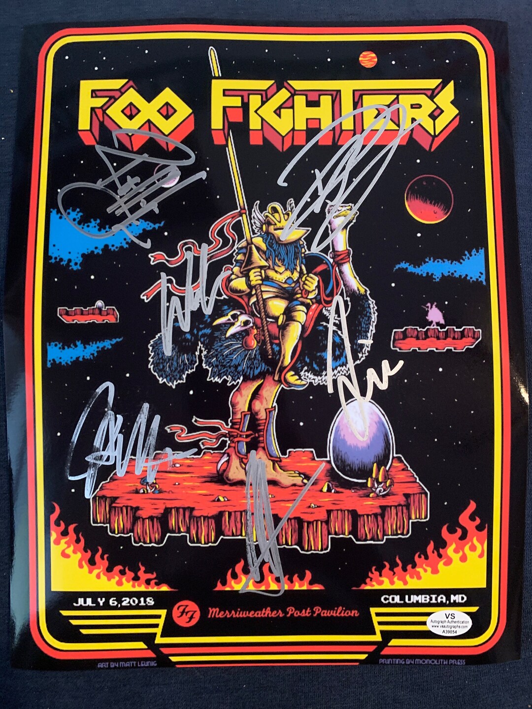 Foo Fighters Delaware Concert Poster – Signed By Artist Scott James – Limited 1500 - View #4