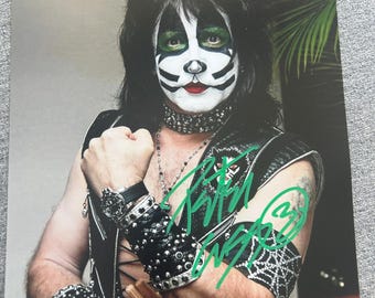 Kiss Peter Criss Signed Autographed 8x10 Photo COA