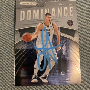 Nikola Jokic Signed Autographed Denver Nuggets Basketball Card COA