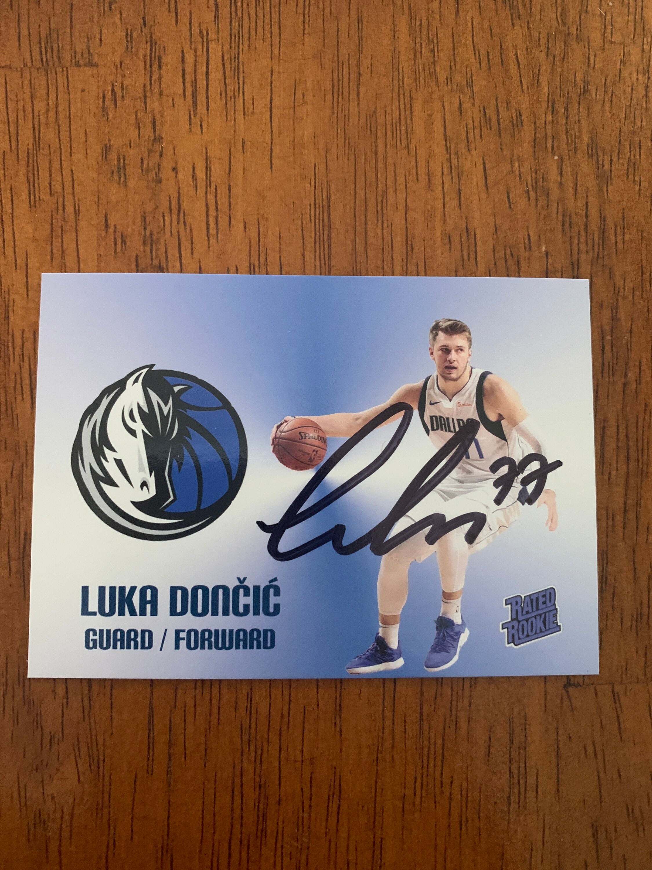 Luka Doncic Signed Custom 16x20 Edit w/ PSA!!