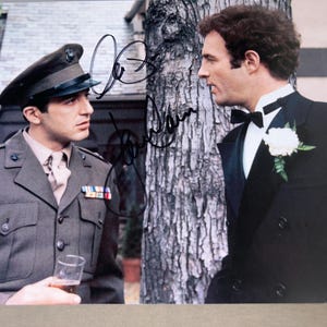 The Godfather Al Pacino & James Caan Signed Autographed 8x10  Photo w/COA