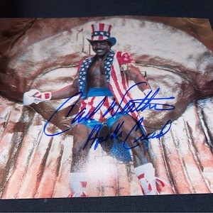 Carl Weathers Signed Autographed Photo 8x10 Rocky Photo w/ COA