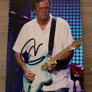 Eric Clapton Cream Signed Autographed 4x6 Photo w/COA