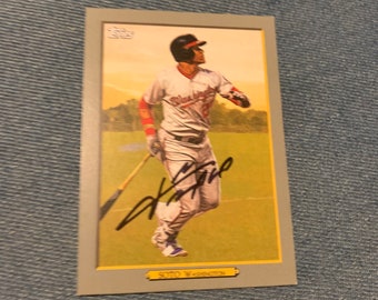 Juan Soto Signed Autographed Washington Nationals Baseball Card w/COA