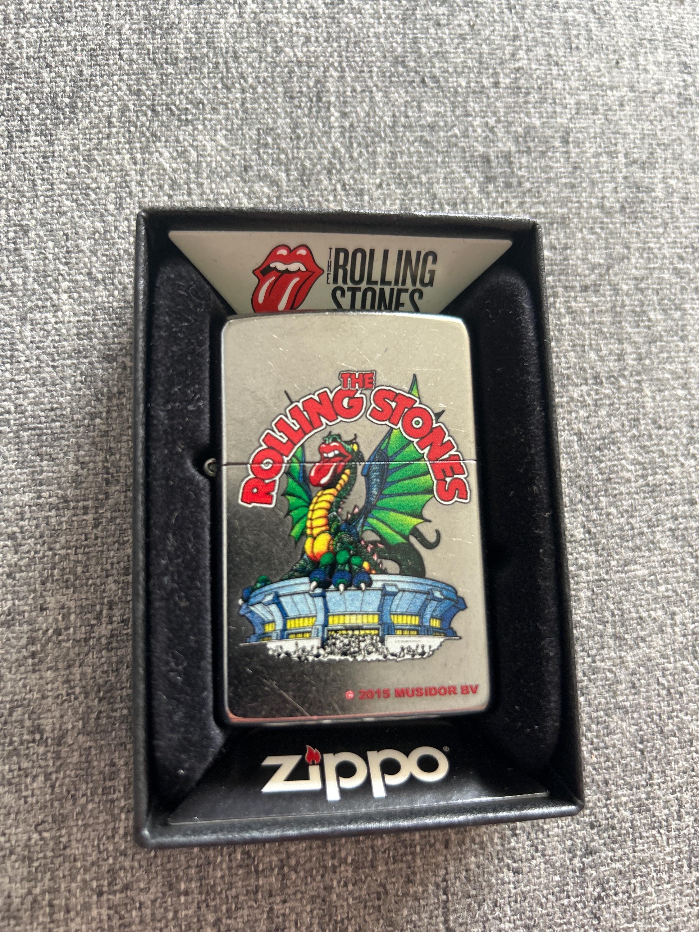 Zippo 2016 the Rolling Stones Matte Cigarette Lighter #207 NEW IN
