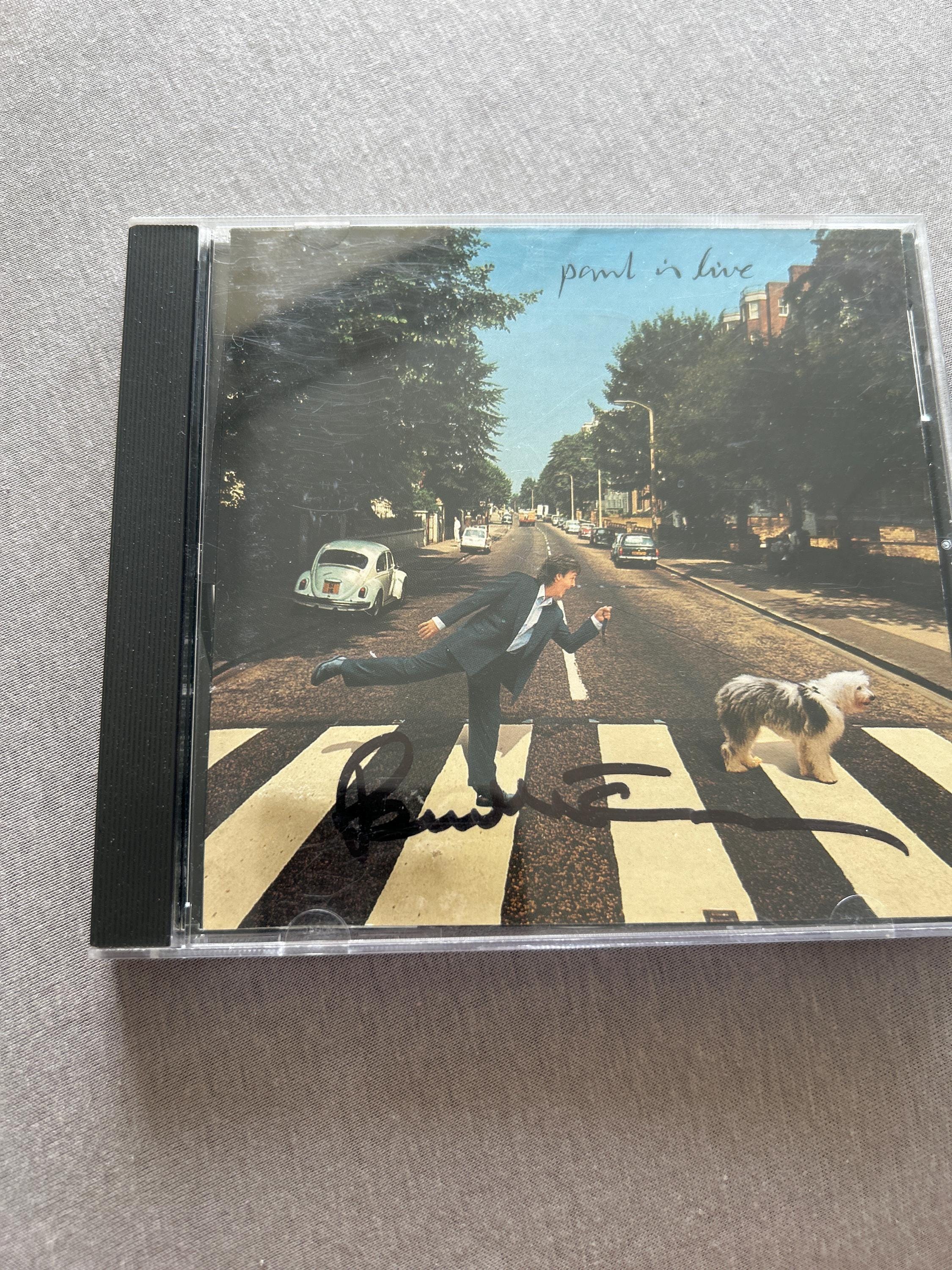 Paul Mccartney Signed Autographed Paul is Live CD Compact Disc W
