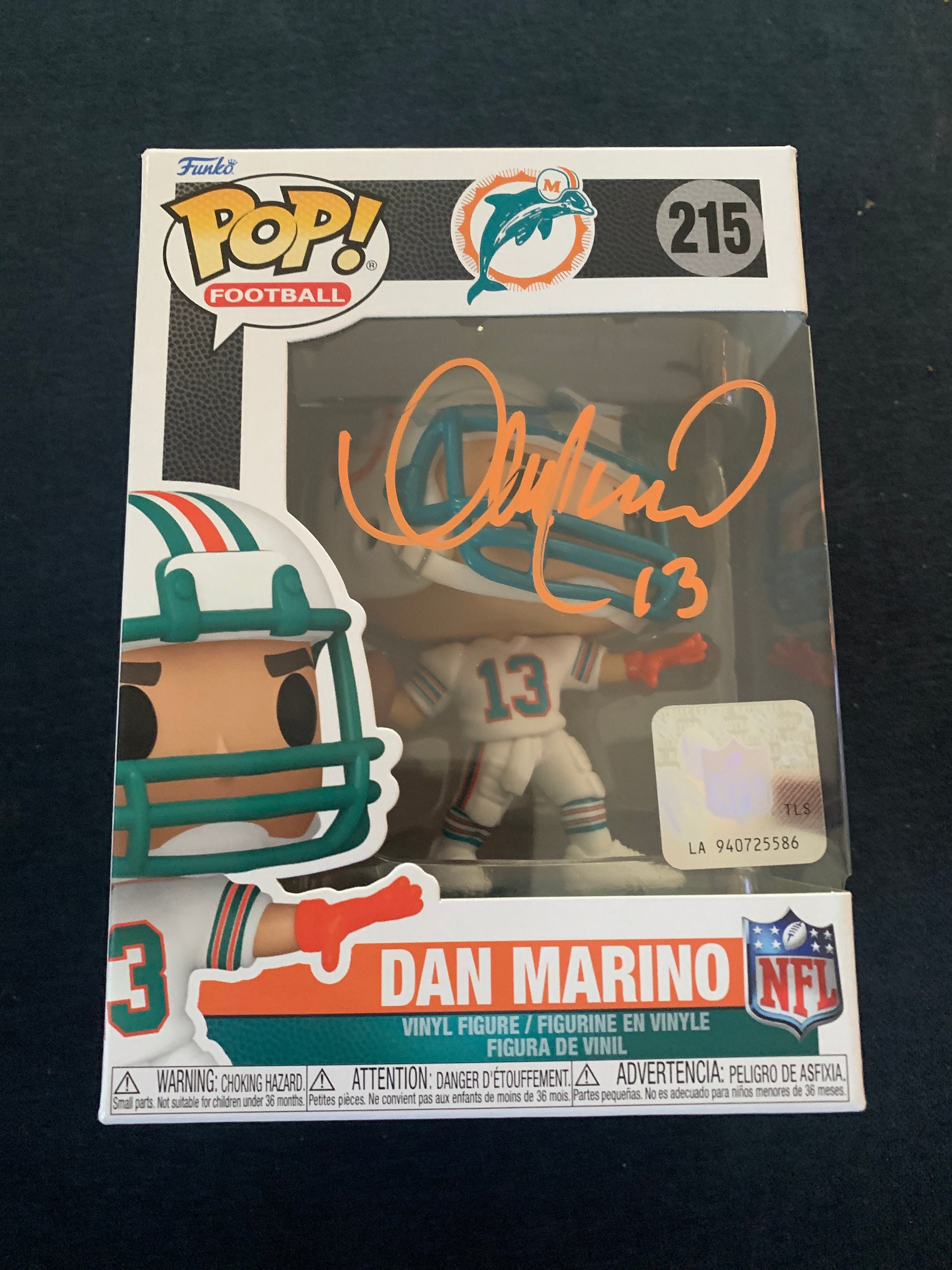 Nfl Funko Pop Funko Pop! NFL Legends #215 Miami Dolphins Dan