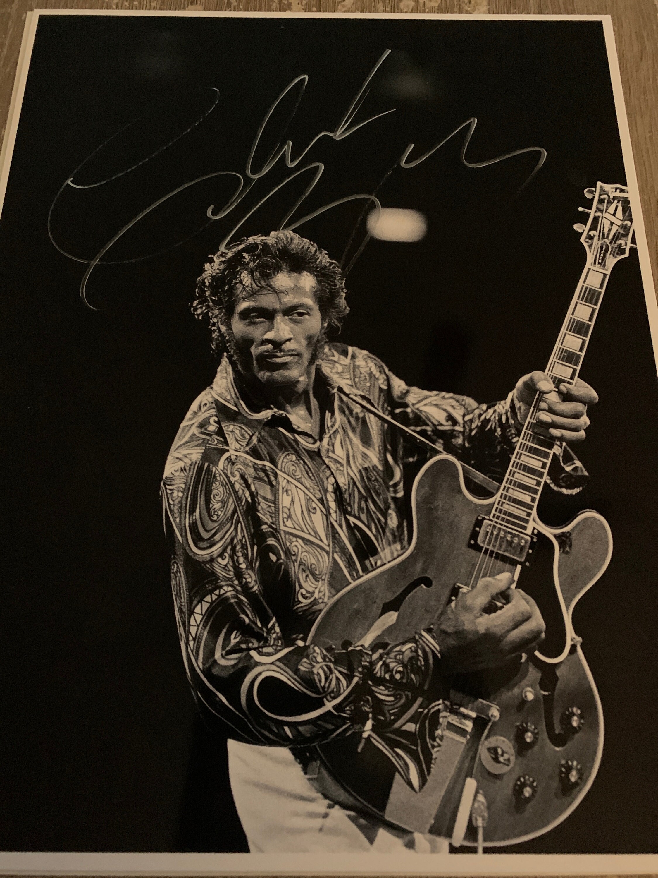 チャックベリー直筆サイン(証明書付) チャックベリー直筆サイン(証明書付) チャックベリー直筆サイン(証明