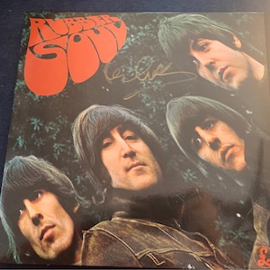 Paul McCartney Signed Autographed The Beatles Rubber Soul Album Record Vinyl LP w/COA