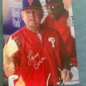 Larry Bowa Signed Autographed 8x 10 Baseball Philadelphia Phillies Photo JSA COA