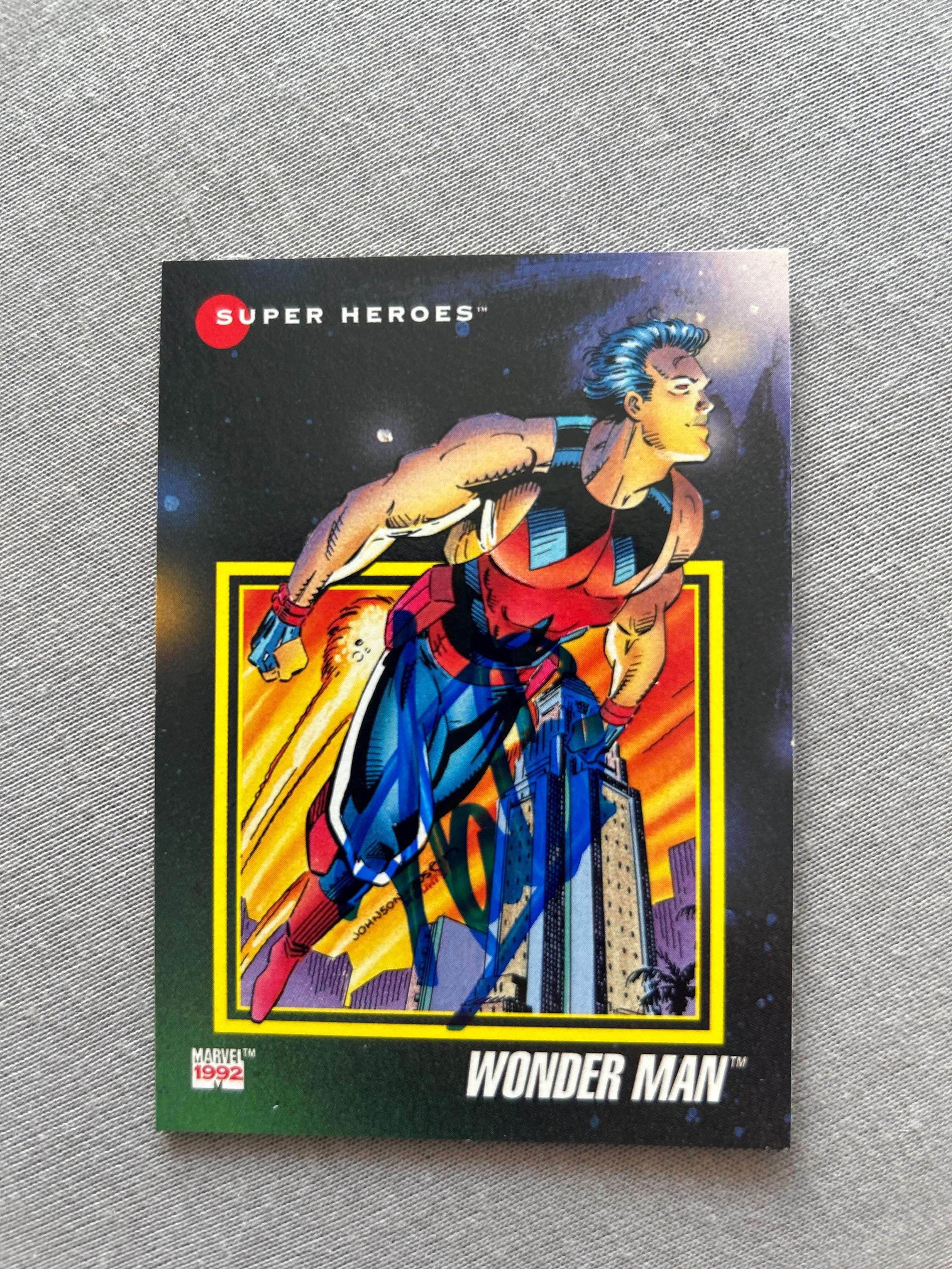 Stan Lee Signed Autographed Wonder-man Marvel Card W/coa - Etsy