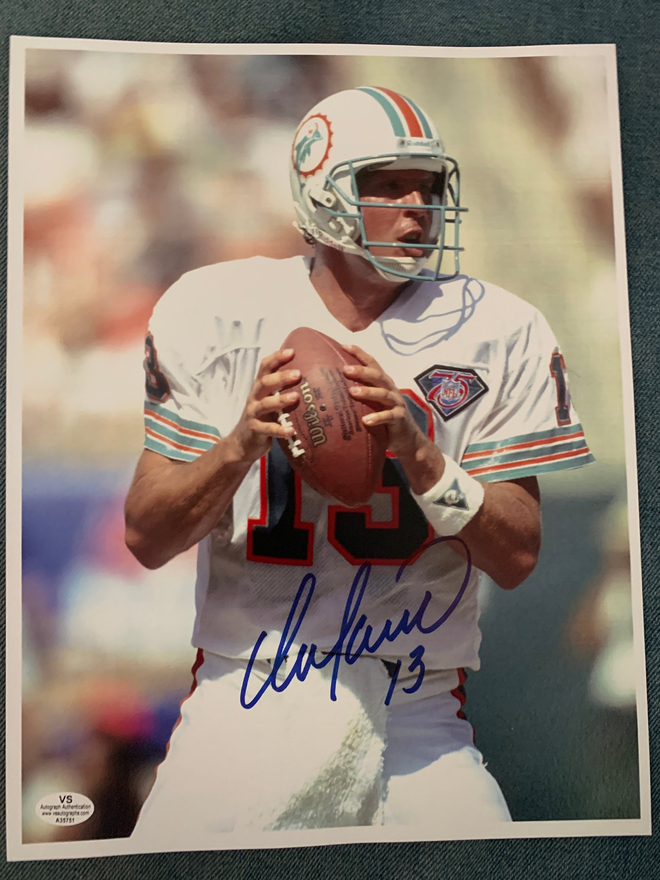 Signature Collectibles BOB GRIESE AUTOGRAPHED HAND SIGNED MIAMI DOLPHINS  8X10 PHOTO