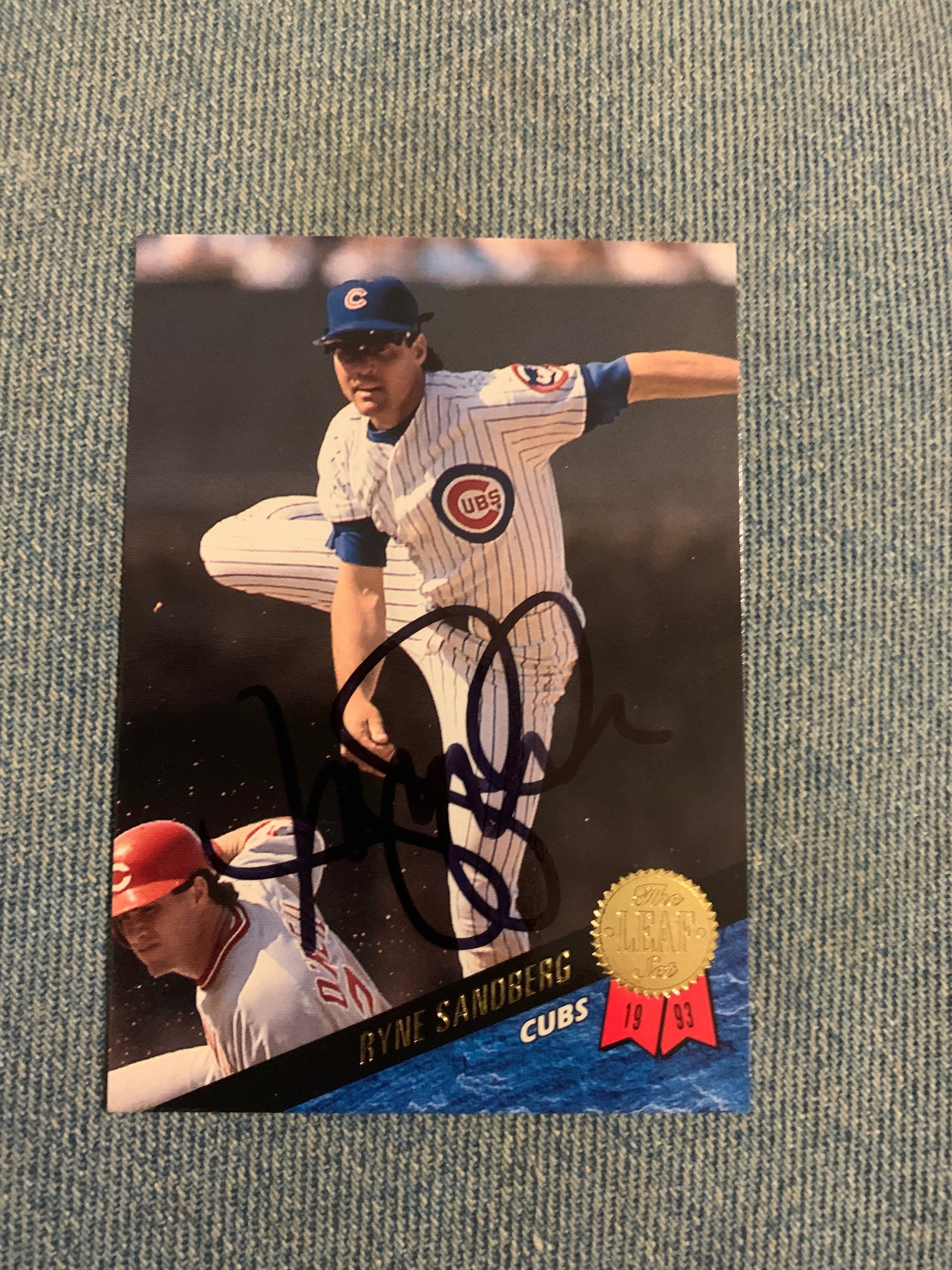 Ryne Sandberg Hand Signed Autographed Chicago Cubs Baseball 