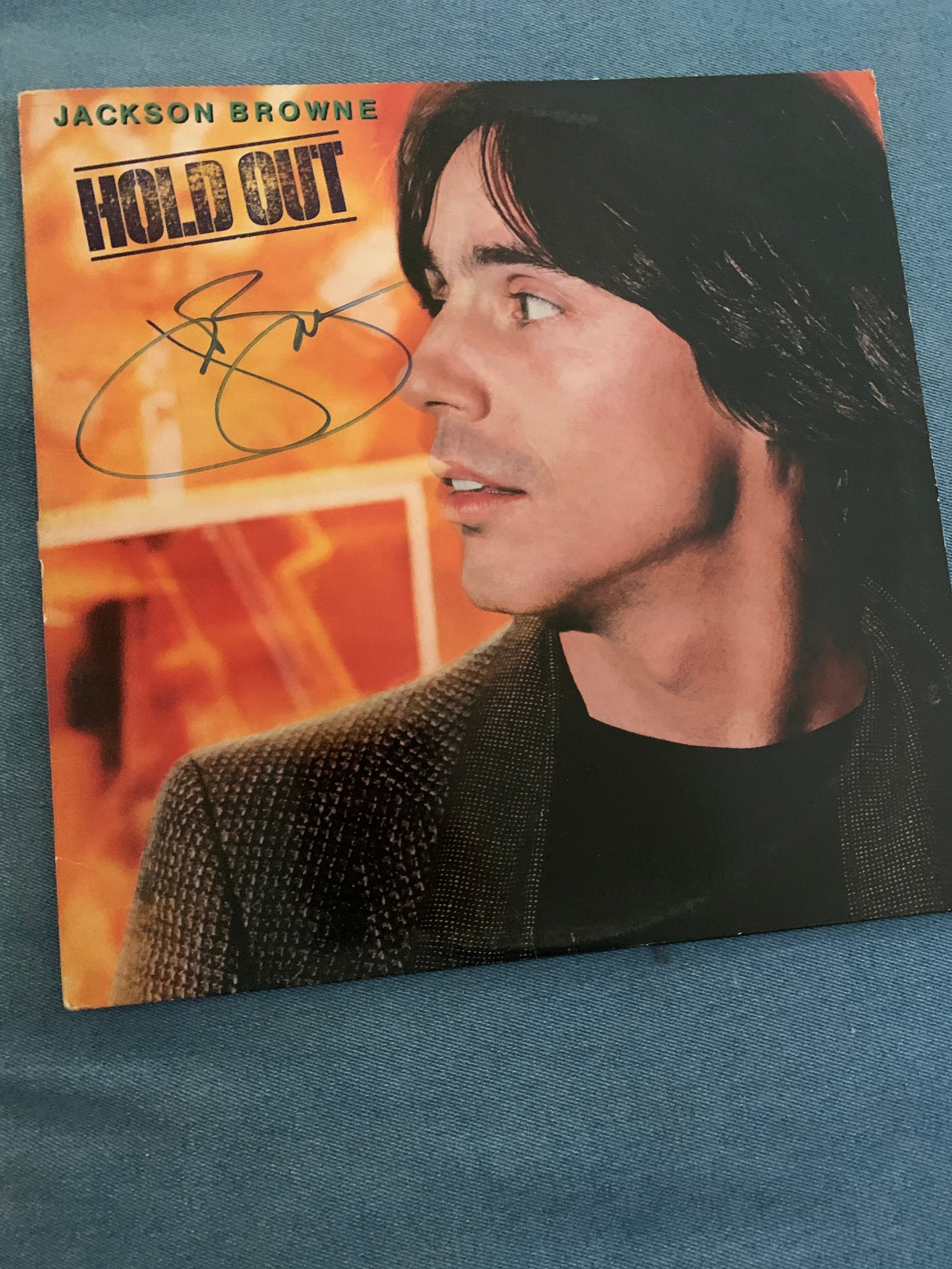 Jackson Browne Signed Autographed Hold Out Vinyl Record Album COA