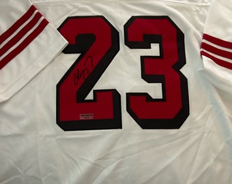 Christian McCaffrey San Francisco 49ers Signed Autographed Football Jersey COA