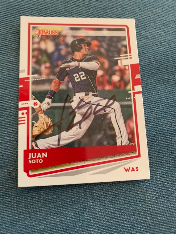 Juan Soto Signed Autographed Washington Nationals Baseball - Etsy