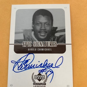 1999 Upper Deck Century Legend Epic Signatures #HC Harold Carmichael Philadelphia Eagles