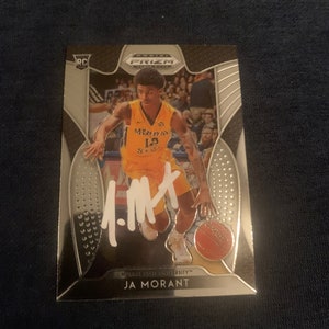 Ja Morant Signed Autographed Memphis Grizzlies Rookie Basketball Card COA
