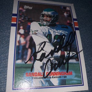 footballcollectible Randall Cunningham Autographed Philadelphia Eagles Jersey