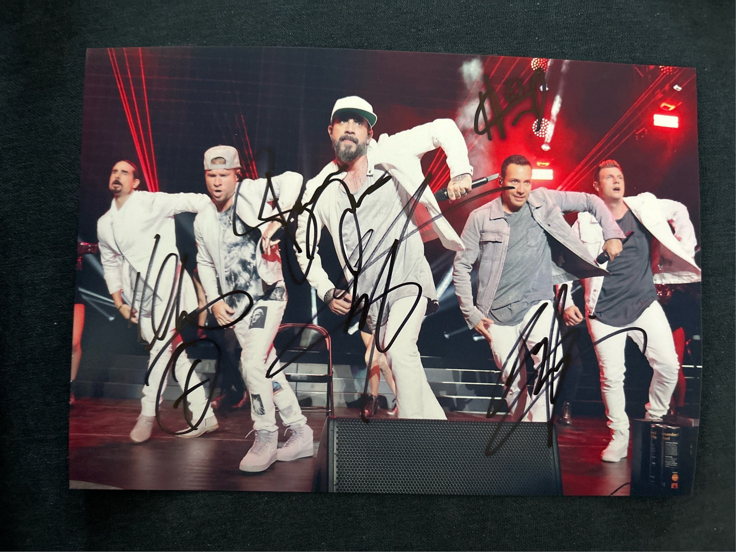 The Backstreet Boys Hand Autographed Signed 8x10 Photo by All 5 W