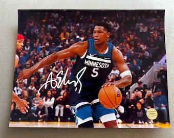 Anthony Edwards Autographed Signed 8x10 Photo Minnesota Timberwolves COA