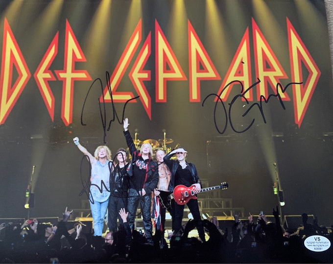 DEF LEPPARD BAND signed autographed pyromania album COA Hologram main image 0