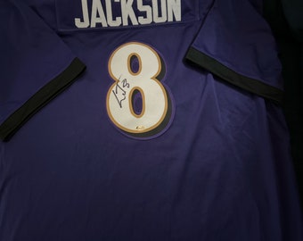 Lamar Jackson Signed Autographed Baltimore Ravens Football Custom Jersey COA MVP