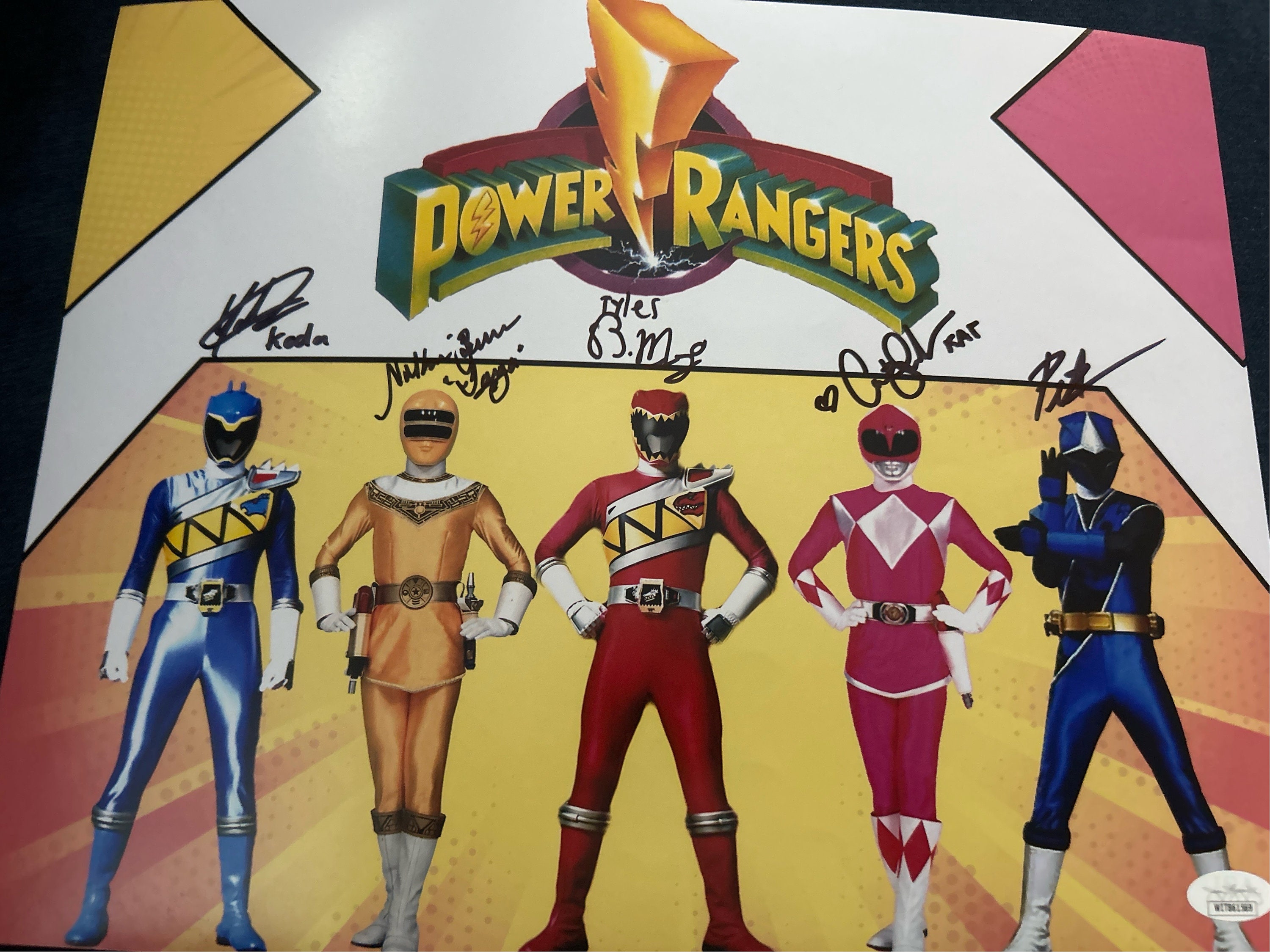 Original Power Rangers Cast Signed Autographed 11x14 Photo JSA COA - Etsy