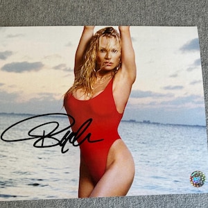 Pamela Anderson hand signed autographed 8x10 Baywatch photo w/ KB Hologram COA