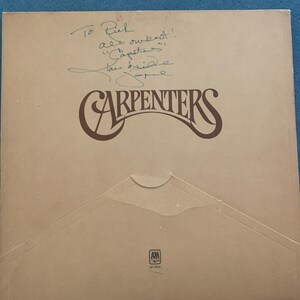 THE CARPENTERS signed autographed photo COA Hologram main image 1