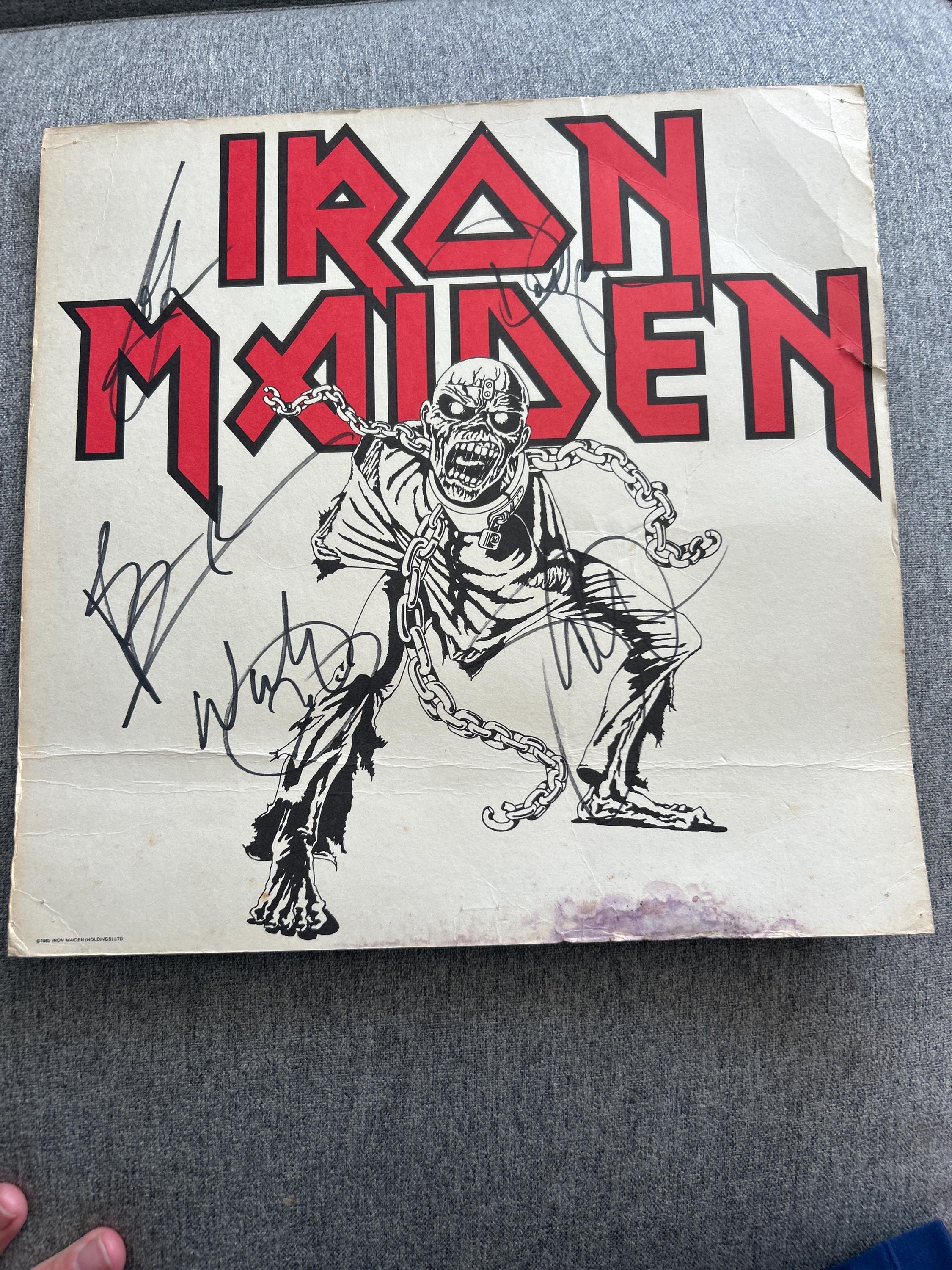 Signed Iron Maiden - Etsy