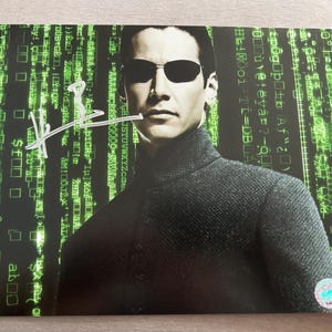 Keanu Reeves John Wick Matrix Signed Autographed 8x10 Photo with COA