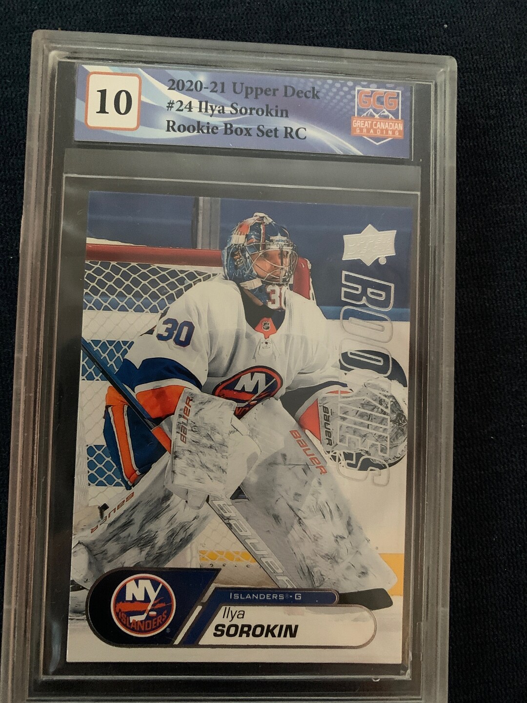 2020 Upper Deck Ilya Sorokin NHL Star Rookies Box Set GCG Great ...